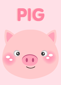 Simple Pink Cute Pig theme v.3