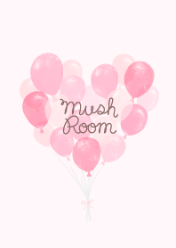 【修正版】水彩バルーン(ピンク）