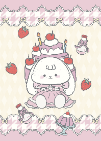 Pinky cake bunny