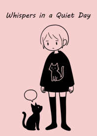 Silent Whisper|Girl and Black Cat#4