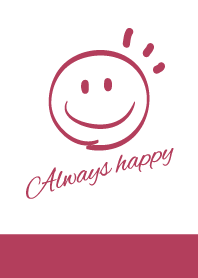 Always happy -Pinkbrown-