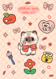 Ribbon and cats v.1