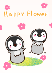 Pinguim pequeno (flor feliz)