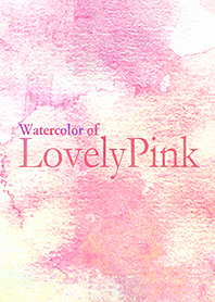 Watercolor of Lovely PINK