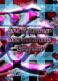 Love of summer loose macaroons Gingham