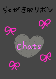 Graffiti Ribbon (Black Pink)