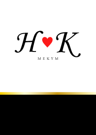 Love Initial H&K イニシャル 6