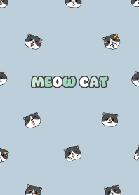 neko head8 - blue