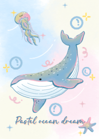 Pastel Ocean Dreams ( white )