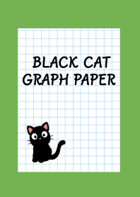 BLACK CAT GRAPH PAPER/GREEN/YELLOW
