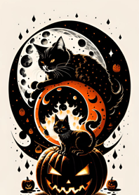 浮世絵万聖節猫 accfC2