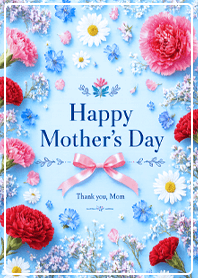 blue Mother's Day Bouquet