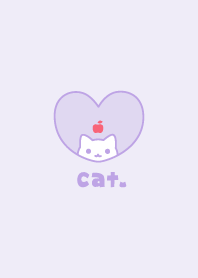 貓 蘋果 [紫色]