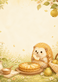 Gold Hedgehog Pear Pie Meadow