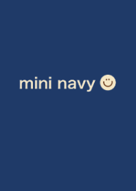 simple mini navy