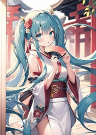 初雪少女❤和服