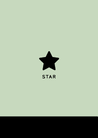 Simple Lucky Star / Black&Dull Green