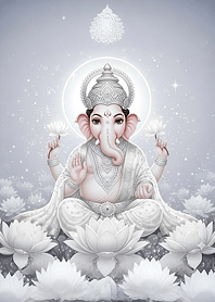 White Ganesha Wealth