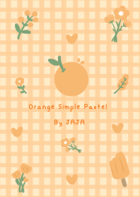 Orange Simple Pastel - 02 By JAJA