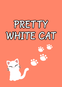 PRETTY WHITE CAT Theme-VERMILIONj