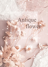 gentle antique dried flower.13.