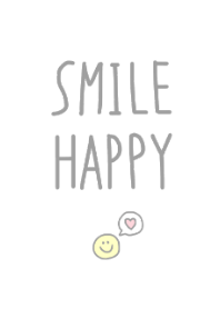 happy smile pastel theme.