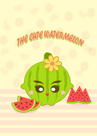The cute watermelon