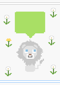 Pixel Art animal _lion 2