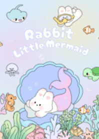 Rabbit under the sea (purple)