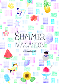 Java sparrow and summer vacation