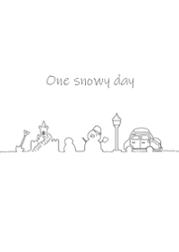 One snowy day