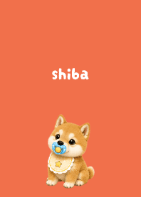Baby Shiba01 red & yellow