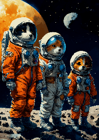 The three space adventurers