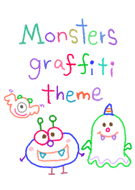 Monsters graffiti theme