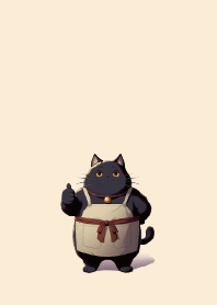 The big black cat chef-1
