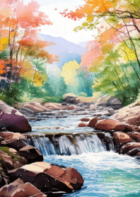 Beautiful river flow. 2