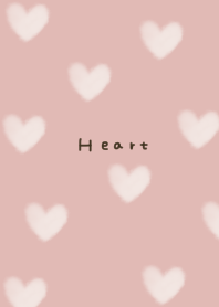 Fluffy heart pattern.