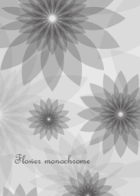 Flower monochrome