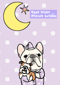 Good night French bulldog.