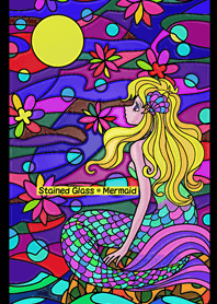 Stained Glass * Mermaid