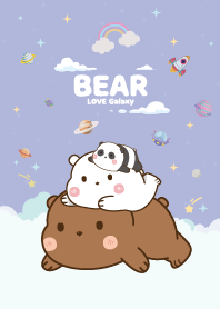 Three Bears Chic Cloud Cute Violet