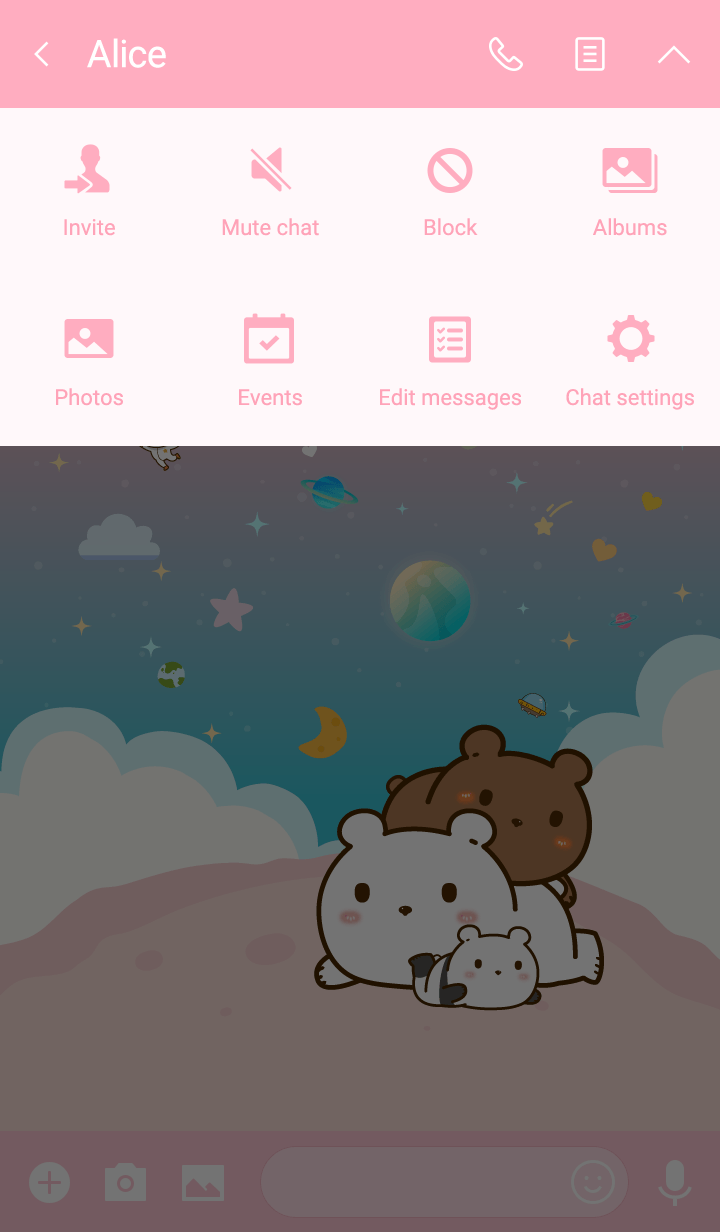 Baby Bears Galaxy Kawaii