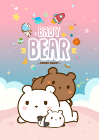 Baby Bears Galaxy Kawaii