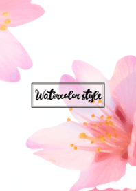 Watercolor style Theme ver.Japan 13