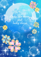 Lucky blue moon and lucky clover
