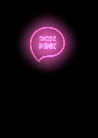 Rose Pink  In Neon Theme