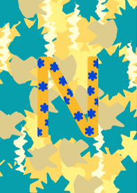 Camouflage initials ~ N ~