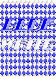 カラーウォール Blue & White No.2