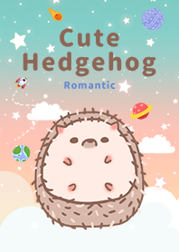 misty cat-Cute Hedgehog Galaxy romantic2