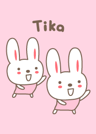 Cute rabbit theme name, Tika